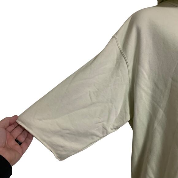 Nike Oversized Short Sleeve Hoodie With Drawstring Bottom Womens Size M - Picture 5 of 8